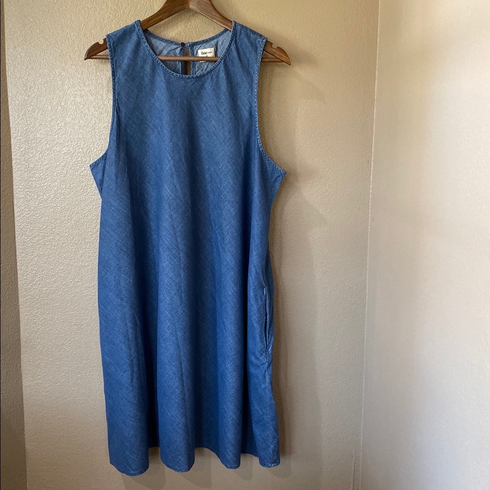 GAP Blue Sleeveless Dress